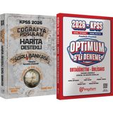 CBA Akademi 2026 Kpss Coğrafya Pusulası Harita Destekli Soru - Optimum 5 Deneme