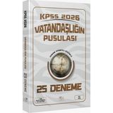 CBA Akademi 2026 KPSS Vatandaşlık Vatandaşlığın Pusulası 25 Deneme Çözümlü Üniversite Hazırlık Sınavı