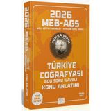 CBA Akademi 2026 Meb-Ags Türkiye Coğrafyası Konu Anlatımı Pusula Serisi