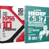 CBA Akademi Hedef 657 Vatandaşlık 18 Deneme - 2026 Kpss 10 Deneme Fasikül Çözümlü