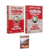 Cba + Anla Kazan 2026 Kpss Tarihin Pusulası Konu Anlatımı + Soru Bankası 2 Li Set İsmail Adıgüzel Cba Yayınları