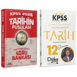 Cba + Dijika 2026 Kpss Tarihin Pusulası Soru Bankası + 12 Deneme 2 Li Set - İsmail Adıgüzel, Kemal Karakaya Cba + Dijika Yayınları