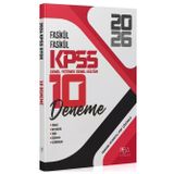 CBA Yayınları 2026 KPSS Genel Yetenek Genel Kültür 10 Deneme Fasikül Çözümlü