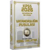 CBA Yayınları 2026 KPSS Lise Ortaöğretim Ön Lisans Vatandaşlık Vatandaşlığın Pusulası Konu Anlatımı