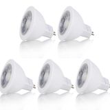 Cbconcept 5 Watt, 400 Lumen, MR16 GU5.3 LED ampul, 50 W halojen ampul, 36 ° ışıma açısı, 12 V AC/DC, aydınlatma, Track, aydınlatma, Gömme Spot, LED-IŞIK, Warmweiß 3000k, 5 Stück, gu5.3, 5.0