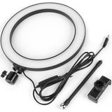 CBTX 10 inç 3500-6000K Ayarlanabilir LED Stüdyo Ring Light Halka Işık, USB Bağlantılı ve Taşınabilir Kullanım