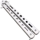 Cbtx Çelik Katlanır Kelebek Tarak 22 cm Gümüş Metal Malzeme ile Dayanıklı ve Pratik