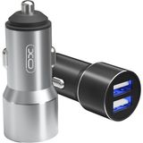 CC30 Araç Şarj Cihazı 12W–EVRENSEL2XUSB-A Girişli Şarj Adaptörü,aşırı Akım,voltaj ve Isınma Koruması - Siyah