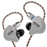 CCA C10 in Kulak Monitörü Kulaklık 10 Hibrid Sürücüler Kablolu Kulaklık 4BA 1DD HiFi IEM Kulaklık Stereo Gürültü İzolasyonlu Müzisyenler Şarkıcılar Audiophiles için Çıkarılabilir Kablo ile (Siyah,