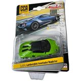 CCA Cool Chic Auto Lamborghini Aventador Roadster Diecast Model Araba, 1:64 Ölçek, Yeşil, Metal Speed Zone Premium Serisi, Çalışan Süspansiyon