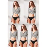 C&City 5'li 523 Siyah Bikini Külot