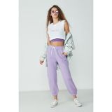 C&City 906 Lila Jogger Kadın Eşofman Altı