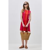 C&City Askılı Hasır Omuz Çantası Y9201 Camel