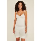 C&City C12011 Beyaz Kadın Body Boxer Korse