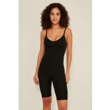 C&City C12011 Siyah Kadın Body Boxer Korse
