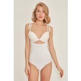 C&City C12023 Beyaz Slip Body Life Korse