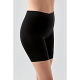 C&city Dikişsiz Toparlayıcı Yüksek Bel Lazer Kesim Şortlu Korse 9209 Siyah - 3XL