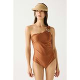 C&City Hasır Vizör Şapka Y8227 Camel