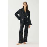 C&City Luna Touch Kimono Pantolon 2'li Saten Pijama Takımı