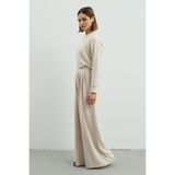 C&City Pure Touch Pileli Bol Pantolon CC7006 Bej