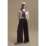 C&city Pure Touch Pileli Bol Pantolon CC7006 Kahve - S