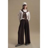C&City Pure Touch Pileli Bol Pantolon CC7006 Kahve