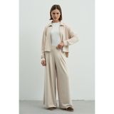 C&City Pure Touch Tek Pileli Pantolon CC7007 Bej