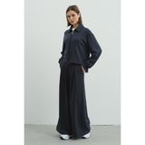 C&city Pure Touch Tek Pileli Pantolon CC7007 Füme - S