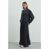 C&city Pure Touch Tek Pileli Pantolon CC7007 Füme - XL