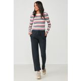 C&City Wide Leg İspanyol Paça 804 Lacivert Kadın Eşofman Altı