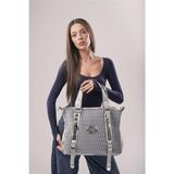 Ççs 18065 Silver Kadın Omuz Çantası