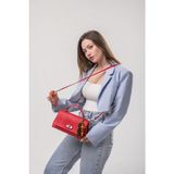 Ççs 18229 Kadın Çapraz Askılı Çanta - Kırmızı