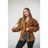 Ççs 18242 Kadın Çapraz Askılı Çanta - Siyah