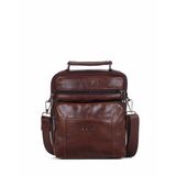 Ççs 31008 Brown Arka Bölmeli Erkek Çapraz Askılı Çantası