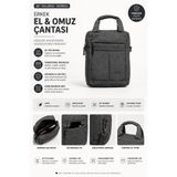 Ççs 31216 Gri Erkek El Çantası