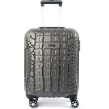 Ççs 5201 Crocodile ABS Gri Kabin Boy Valiz