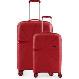 Ççs 5264 Büyük Kabin 2 Li Valiz Seti - Bordo