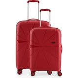 Ççs 5264 Büyük Orta 2 Li Valiz Seti - Bordo