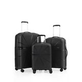 Ççs 5264 Kırılmaz Polipropilen 3 Lü Set Valiz Büyük Orta Kabin