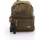 CCS ÇÇS 17556 Kadın Sırt Çantası - Camel - Yeşil