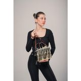 Ççs Kadın Hasır 17958 Omuz Çantası - Siyah