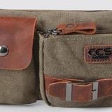 Ççs London 31459 Kanvas Bel Çantası Yeşil