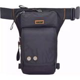 Ççs Waterproof Motosiklet Siyah Bel Bacak Çantası