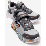 Ccway Çocuk Anorak Resimli Cırtlı Spor Ayakkabı 31-35 Buz Füme - 0 - Siyah
