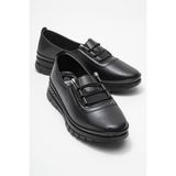 Ccway Kadın Bağcıklı Günlük Ayakkabı Siyah Cilt