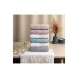 CD COTTON DREAM %100 Pamuk 6’lı Kısmi Kadife Yonca Desen Mutfak Havlusu