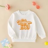 Cda Premium Vintage 1989 Unisex Çocuk Sweatshirt - 001-Beyaz - 0 - 1 Yaş