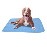 Cdipesp Köpek Soğutma Matı Buz İpek Kendinden Soğutma Yatak Pedleri Köpek Kulübesi Kanepe için Kedi Uyku Matı (XL (101,6 cm x 71,1 cm))