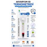cdk Akvaryum Derecesi Su Sıcaklık Ölçer Vantuzlu Termometre