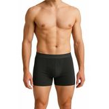 CDLP Premium Modal Erkek Boxer, 2'li Paket, Ultra Yumuşak ve Esnek Kumaş,%90 Modal%10 Elastan (Siyah - Siyah, M)